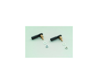 copy of Horquilla de nylon M3 ancha - Bola para tornillo M3 con tornillo y tuerca (2pcs)