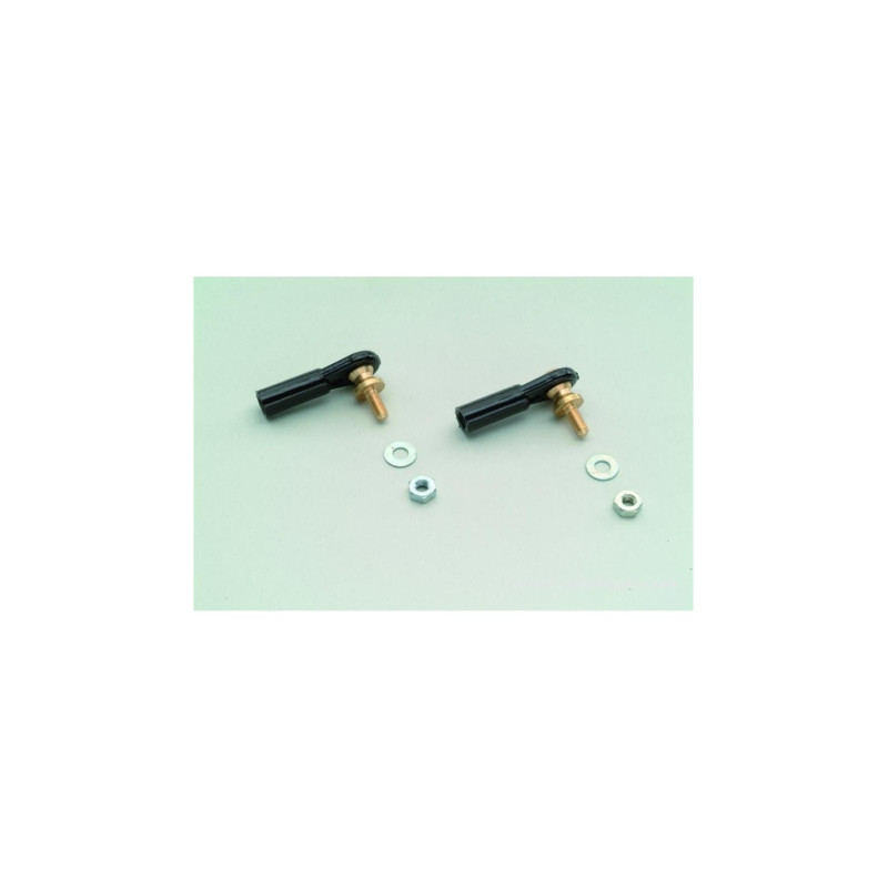 copy of Horquilla de nylon M3 ancha - Bola para tornillo M3 con tornillo y tuerca (2pcs)