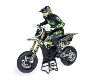 1/4 Promoto-SM FXR Supermoto RTR con cargador y batería Blanco Losi