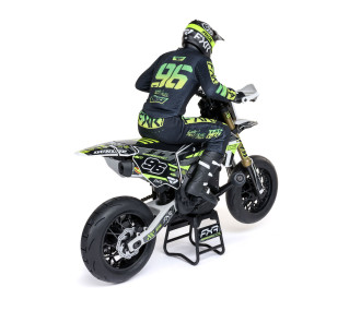 1/4 Promoto-SM FXR Supermoto RTR con cargador y batería Blanco Losi