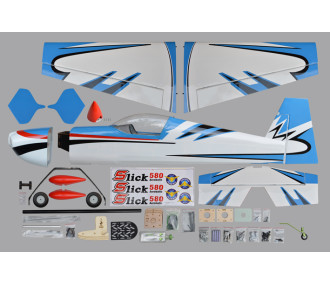 Flugzeug BLUE SLICK 580 1.85m (73") 30-40cc ARF CARBONE