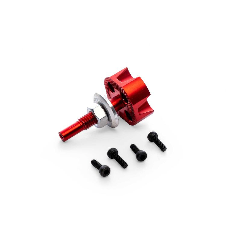Propelleradapter links (rot) Twin Timber 1.6m