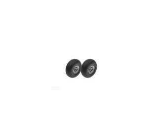Ruedas de avión Goma con llanta de nailon - 44 mm