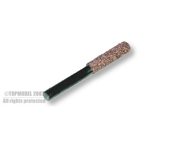 MEULE CYLIND. DIAM 8mm AXE 6mm GROS GRAIN