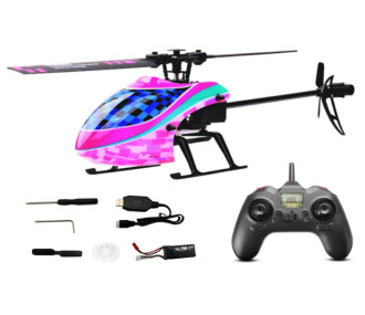 6-Achsen-Gyrocopter flybarless E130 RTF Pink