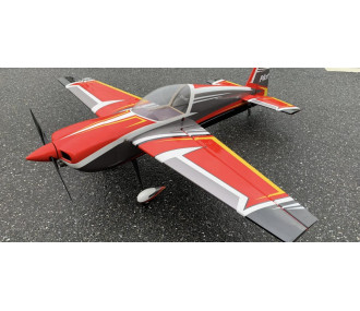 Acrobatico - Pilota RC - Slick 74 - (circa 1,88m) - Rosso, Grigio, Bianco