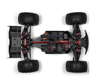 1/8 KRATON 6S EXB 4X4 RTR Camión de Velocidad Brushless, NEGRO - ARA8708V6T1