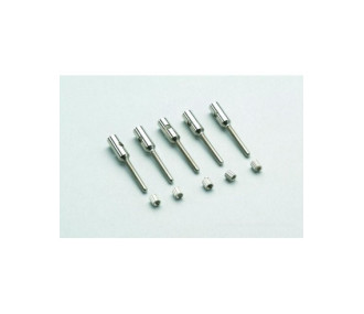 Tapa final Alu M2 para tubo de carbono de 3 mm (S5)