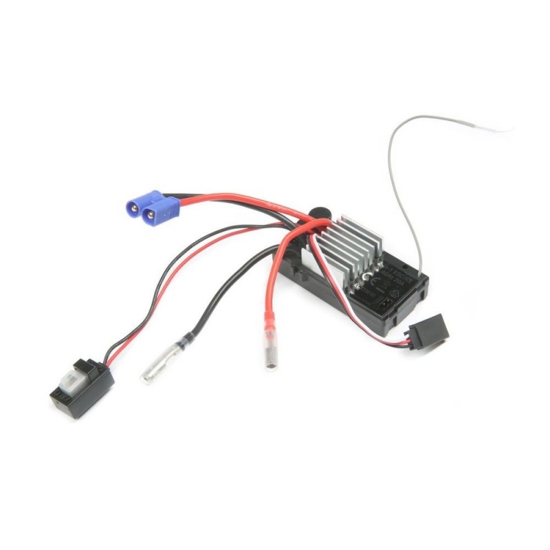 ECX ESC/Receiver, 2.4GHz WP, V4: 1/10 - ECX13010