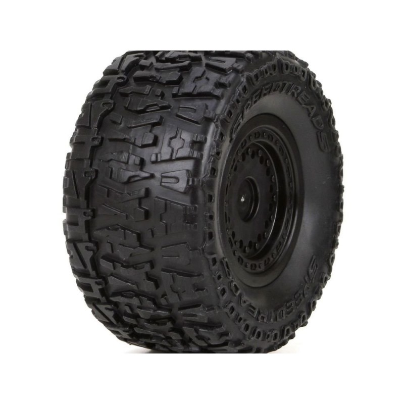 ECX Ruckus 1/18 - Front/Rear Rim Mounted Tires - ECX41000