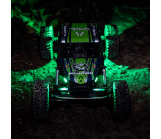 1/8 AXP8 Gilamon 2.2 4X4 RTR Cepillado Trail Buggy, Verde