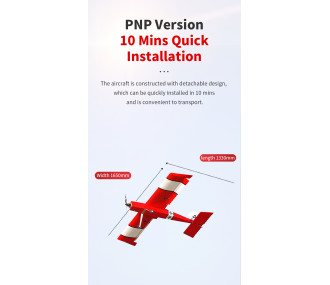 OMPHOBBY Fun Stick Balsa Flugzeuggrün 1.65m ARF