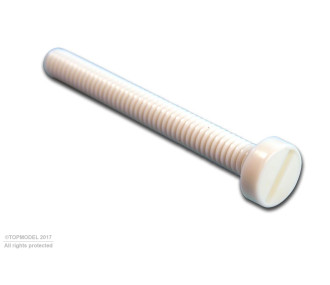 NYLON SCREW M3x30 TC WITH INTEGRATED SLOT 10pcs