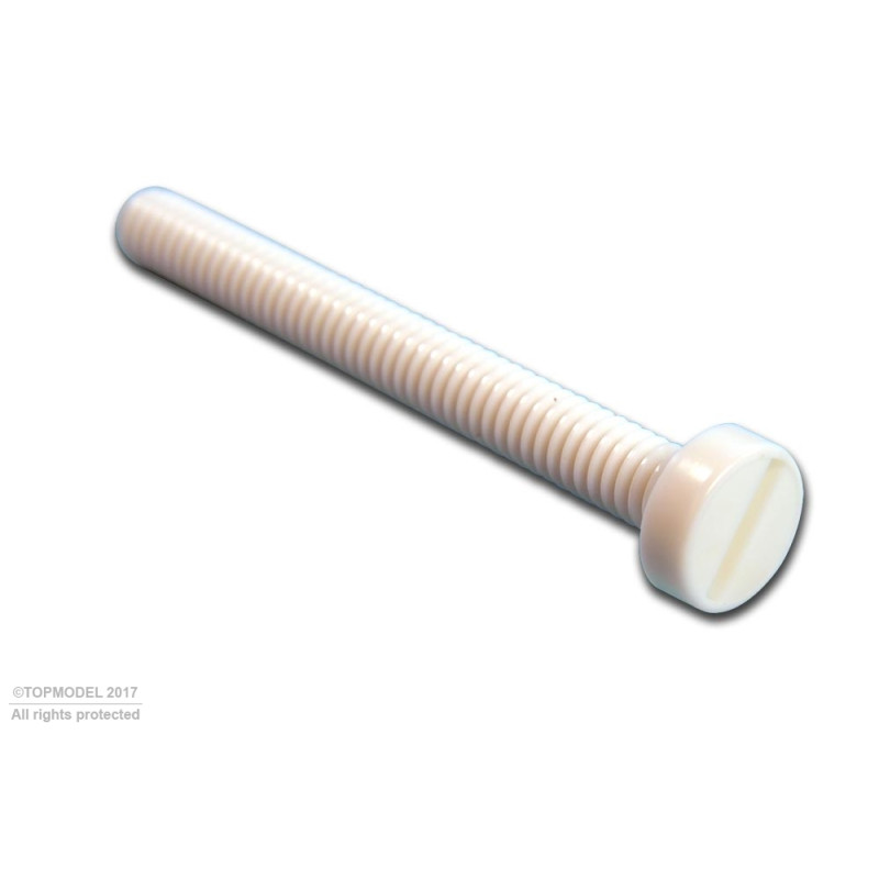 NYLON SCREW M3x30 TC WITH INTEGRATED SLOT 10pcs