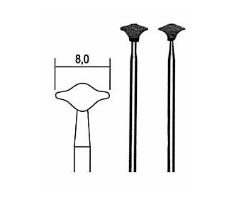 PUNTAS DE MOLER DE SILICONA CARB, 2pcs