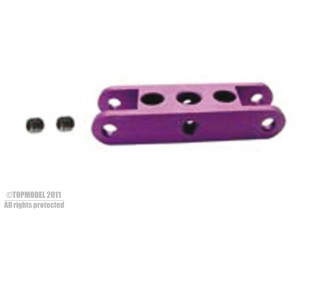 PORTE PALES ALU EN H Ø5mm