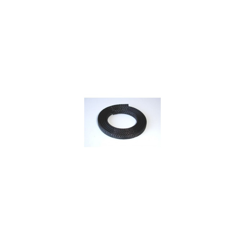 Tuyau tressé D3mm noir L1m