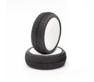Pneus TZO G-ONE Buggy 1/10 avant 2/4 monté/collé SOFT (paire)