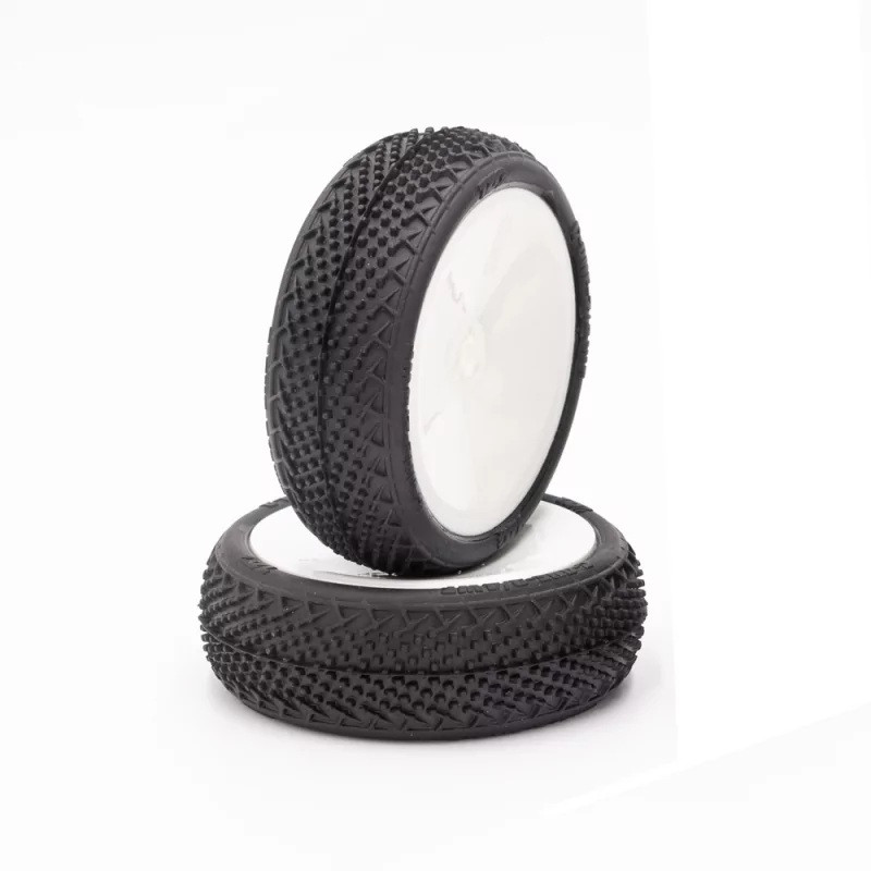 Pneus TZO G-ONE Buggy 1/10 avant 2/4 monté/collé SOFT (paire)