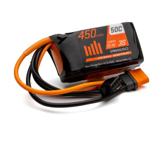 Smart Lipo 3S 11.1V 450mAh 50C IC2 Spektrum battery