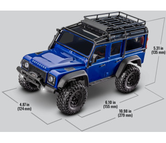 TRX-4M LAND ROVER DEFENDER 1/18 gris