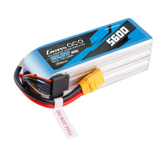 Battery Gens ace lipo 6S 22.2V 5600mAh 80C EC5 socket