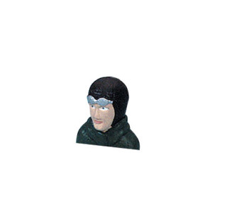CASCO PILOTO CUERO 1/8