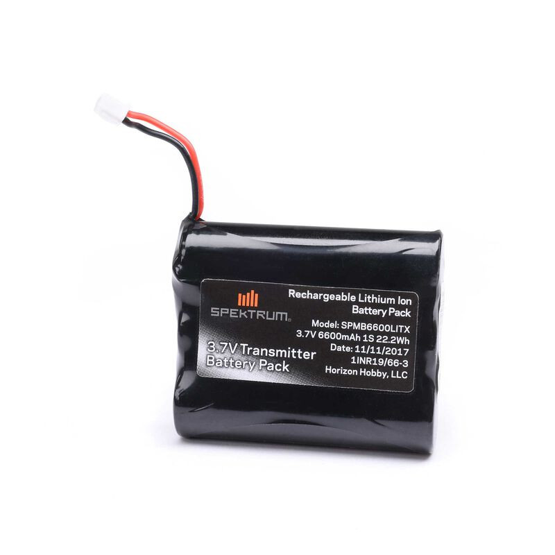 Batteria agli ioni di litio 1S da 3,7V 6600mAh per radio: NX6/NX8/NX10/iX12, connettore Tx (XH-1S)