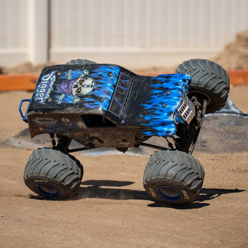 1/8 LMT 2.0 Grave Digger 4X4 Solid Axle Brushless Monster Truck RTR blue