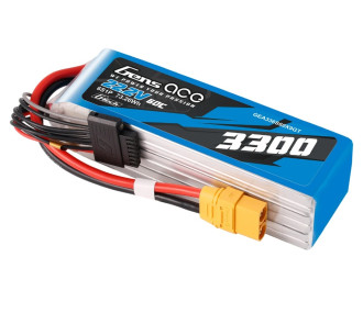 Battery Gens ace lipo 6S 22.2V 3300mAh 45C EC5 socket