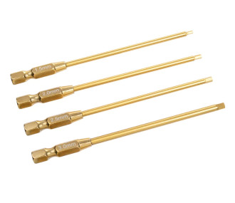 Team Corally - Pro Power Tool Hex Tips- Ti-Ni Coated - 1.5 / 2.0 / 2.5 / 3.0 mm