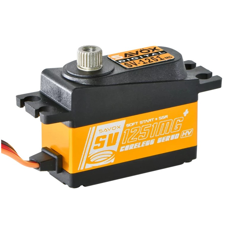 Servo SAVOX SV-1250MG+ DIGITAL (30g, 8kg / 0,095sec. 7.4V)