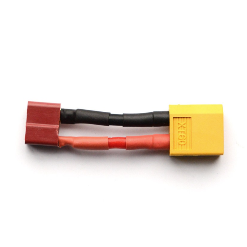 Adaptador de enchufe de controlador XT60 (M) a batería Deans (T) (F)
