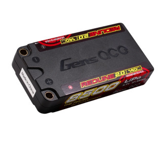 Gens Ace RedLine 2.0 battery, Lipo Hv 1S shorty 8500mAh 140C 5mm socket