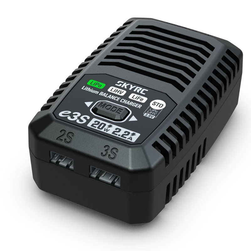 e3s AC Charger (LiPo 2-3S - 20W)
