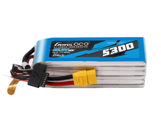 Batterie Gens ace lipo 6S 22.2V 5300mAh 60C prise XT90 G-TECH