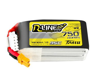 Battery Tattu lipo 4S 14.8V 750mAh 95C XT30 socket