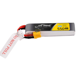 Batterie Tattu lipo 2S HV 7.6V 550mAh 95C prise xt30