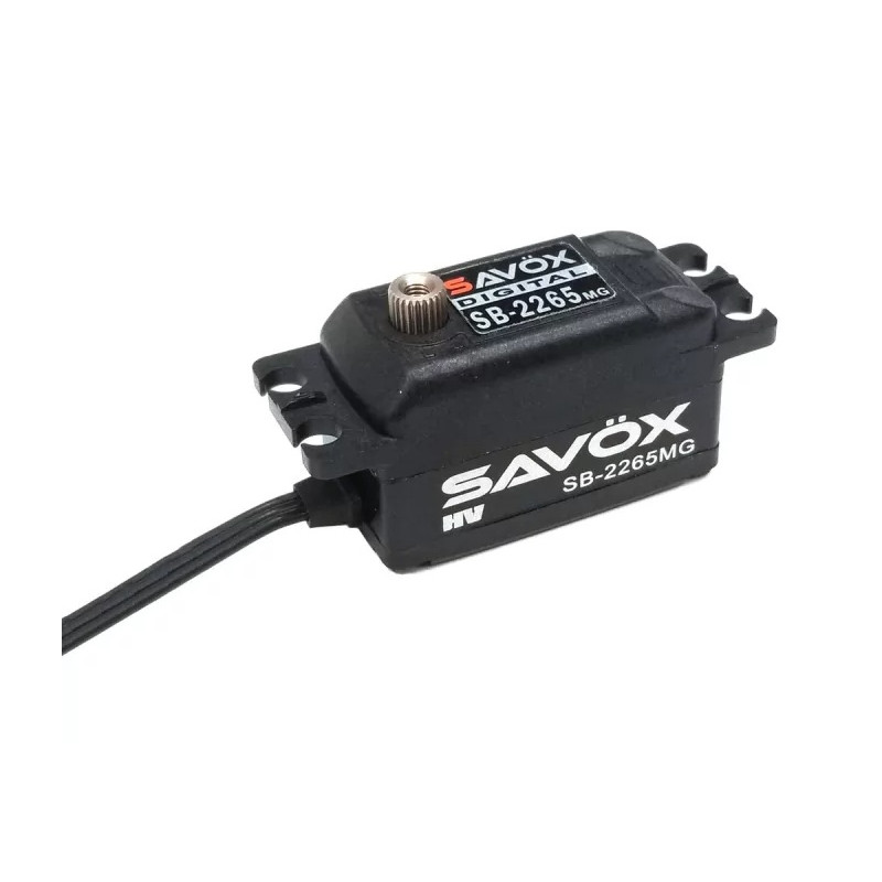 Servo numérique bas profil Savox SB-2265MG (57g, 13kg.cm, 0.08s/60°)