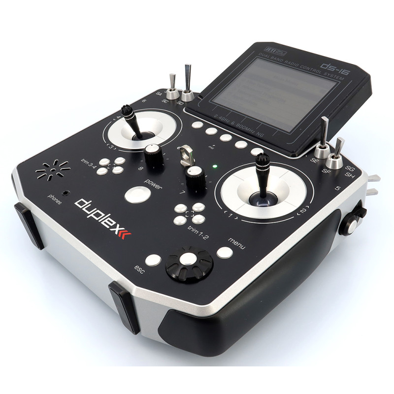 Jeti DS16 Gen. 2 Silver 2.4Ghz Duplex + R10