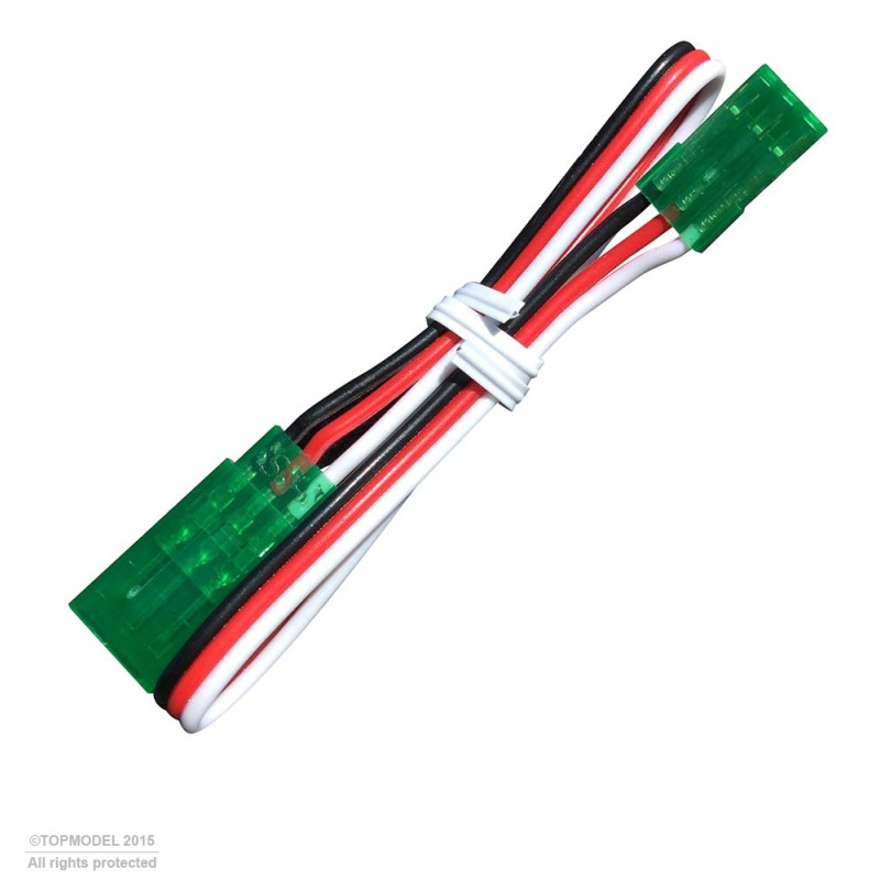 RALLONGE SERVO JR/FUT 50cm VERTE
