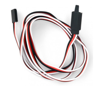 Rallonge servo Futaba avec sécurité 300mm 26AWG (0,32mm²)