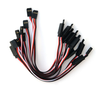 Rallonge servo Futaba avec sécurité 150mm 26AWG (0,32mm²)