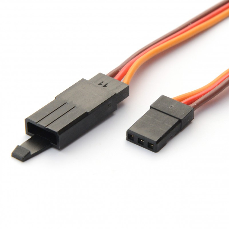 Rallonge servo JR avec sécurité 300mm 26AWG (0,32mm²)