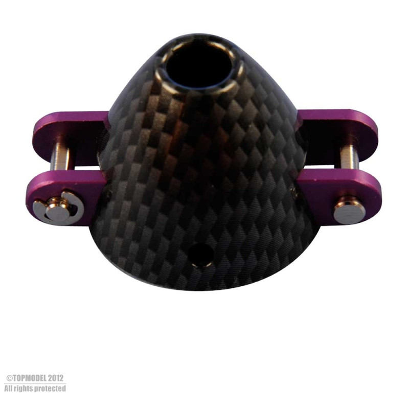 CONE Ø30mm CARBON LOOK, PORTE-PALES H Ø5mm