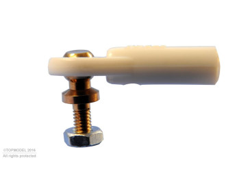 CHAPE A ROTULE V1, Ø5, M2,5/M2,5 COURTE 2pcs