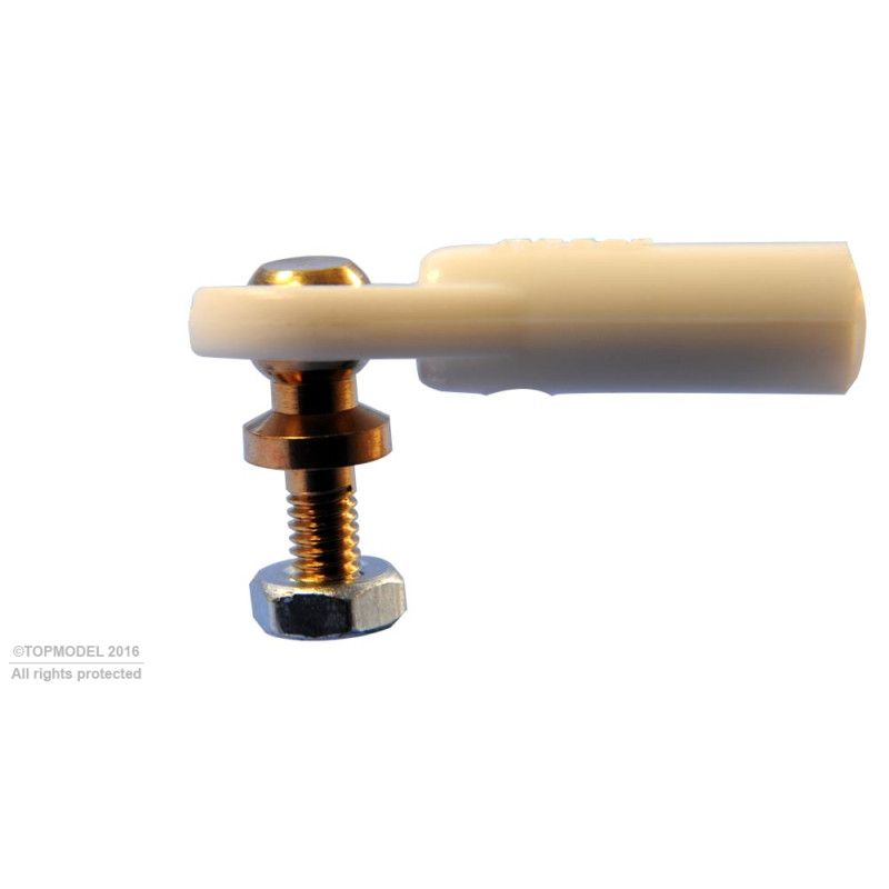 CHAPE A ROTULE V1, Ø5, M2,5/M2,5 COURTE 2pcs