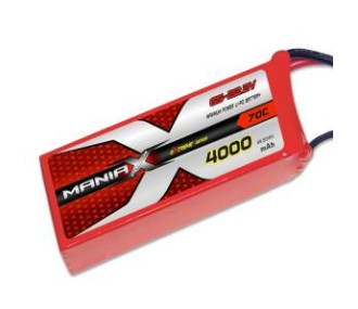 Batterie Maniax eXtreme lipo22.2V 4000mAh 70C  (Heli/F3C & Pattern Airplane)