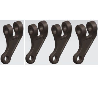 omp m2 v3 pro biellette de plateau cyclique