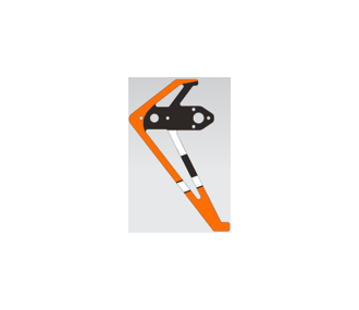 omp m2 v3 pro aileron de queue -cosmic orange